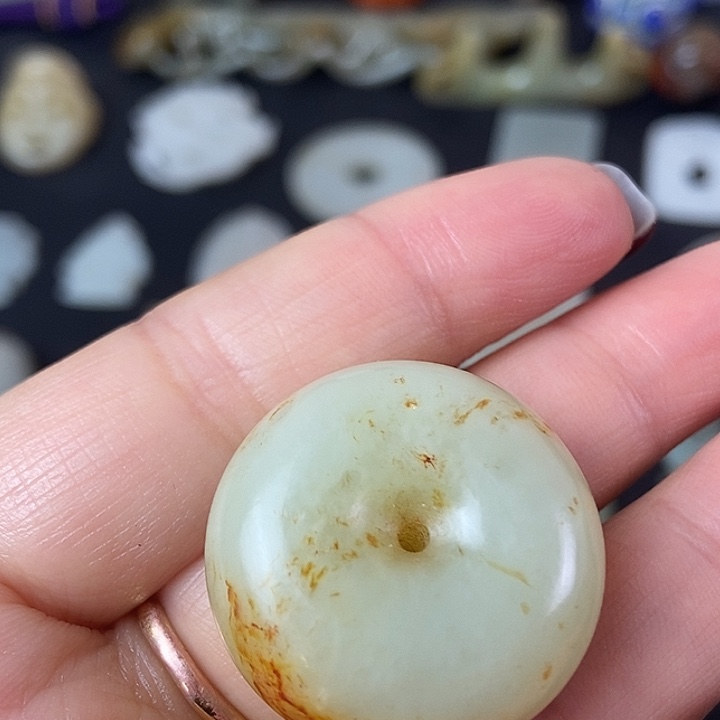 和田玉（糖玉）挂件未镶嵌