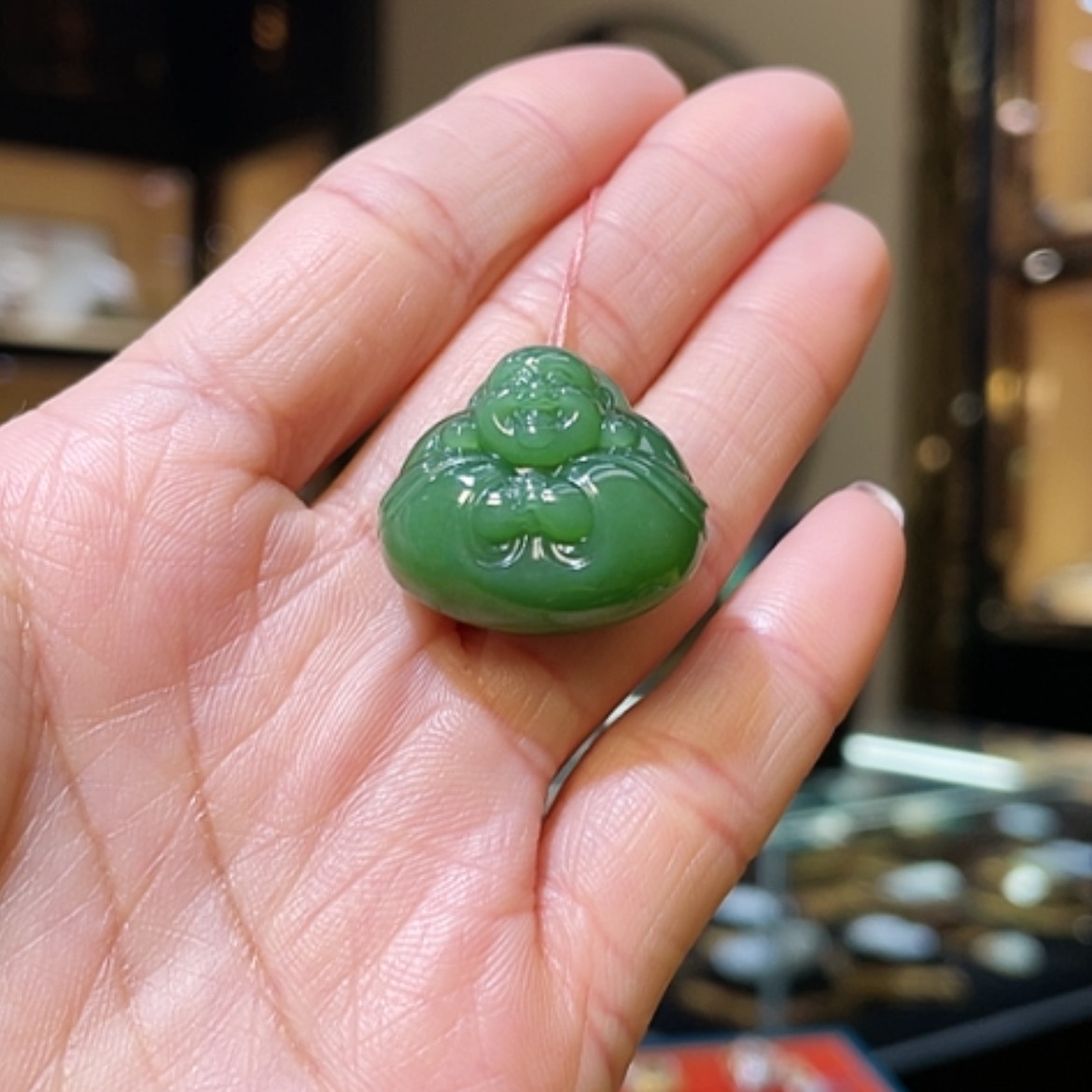 【闪购商品】和田玉颈饰未镶嵌抱抱佛