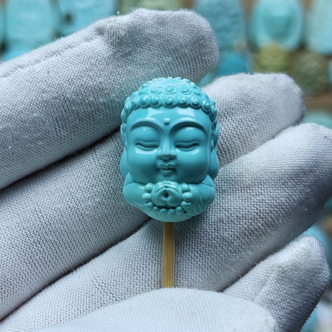 未镶嵌绿松石珠宝奇石