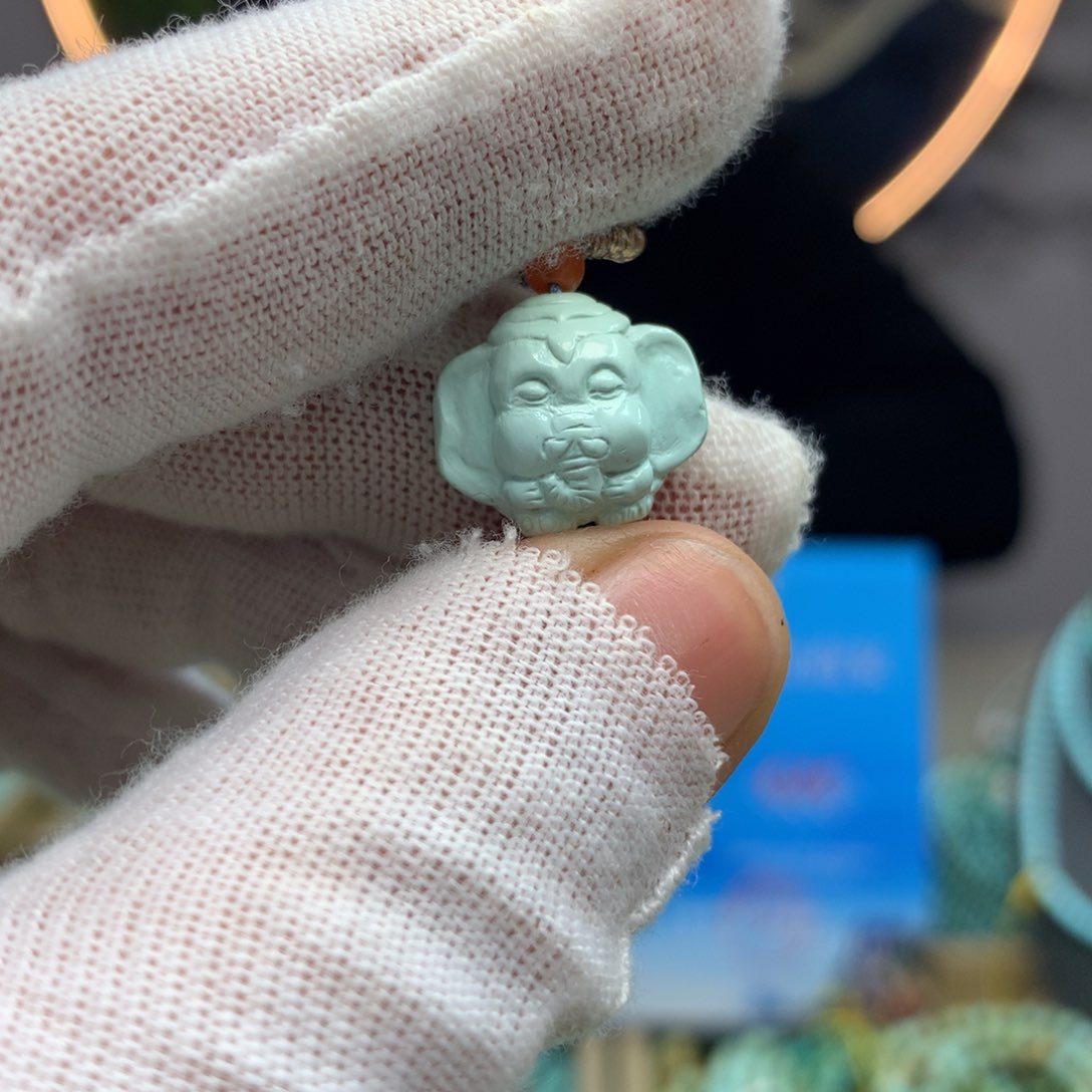 绿松石挂件未镶嵌