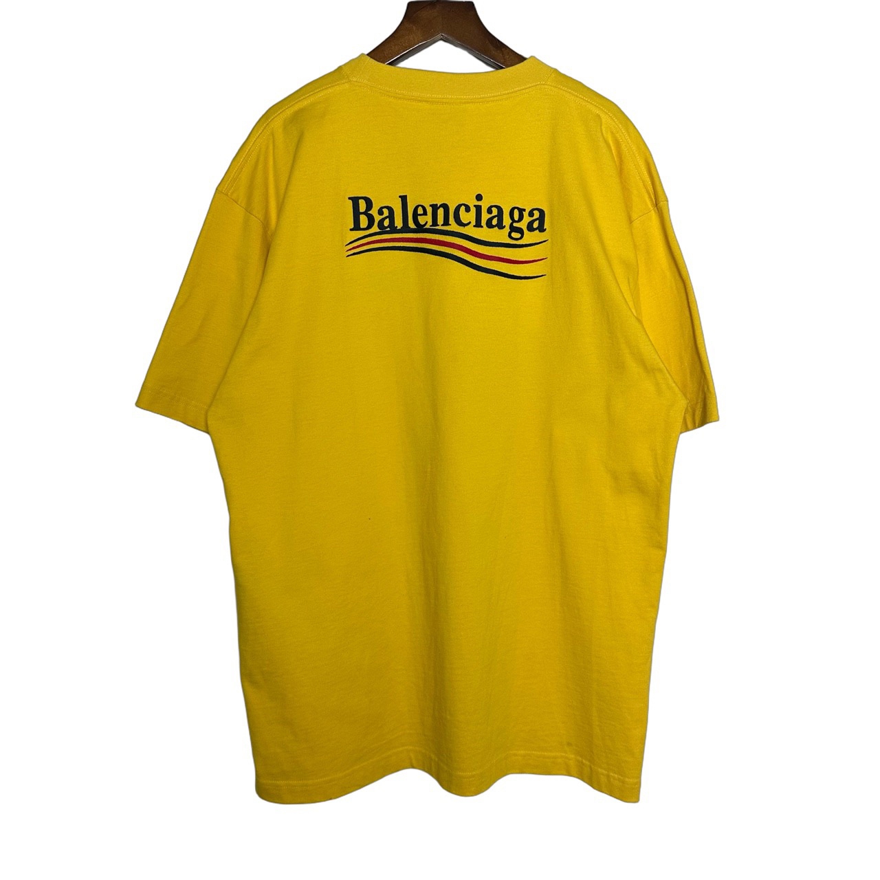 99新 Balenciaga/巴黎世家 巴黎世家刺绣可乐短袖/99新/xs码