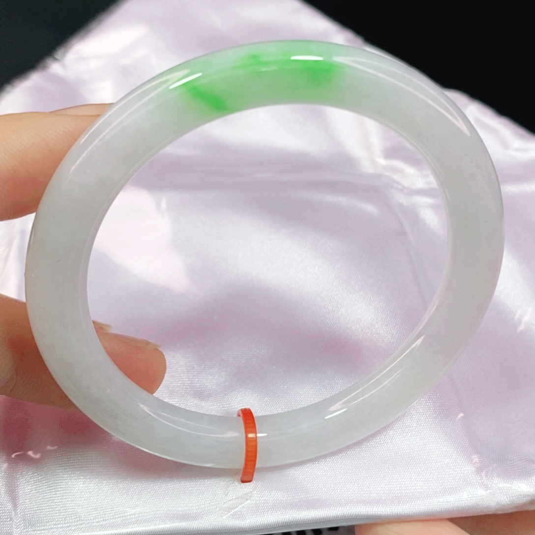 未镶嵌手镯翡翠52.5圆条