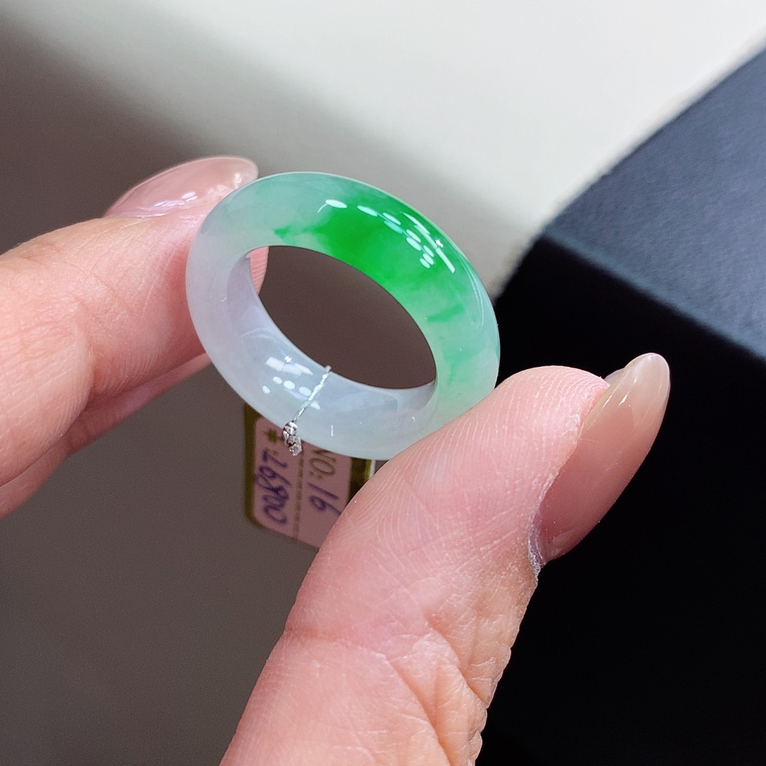 未镶嵌戒指翡翠16号