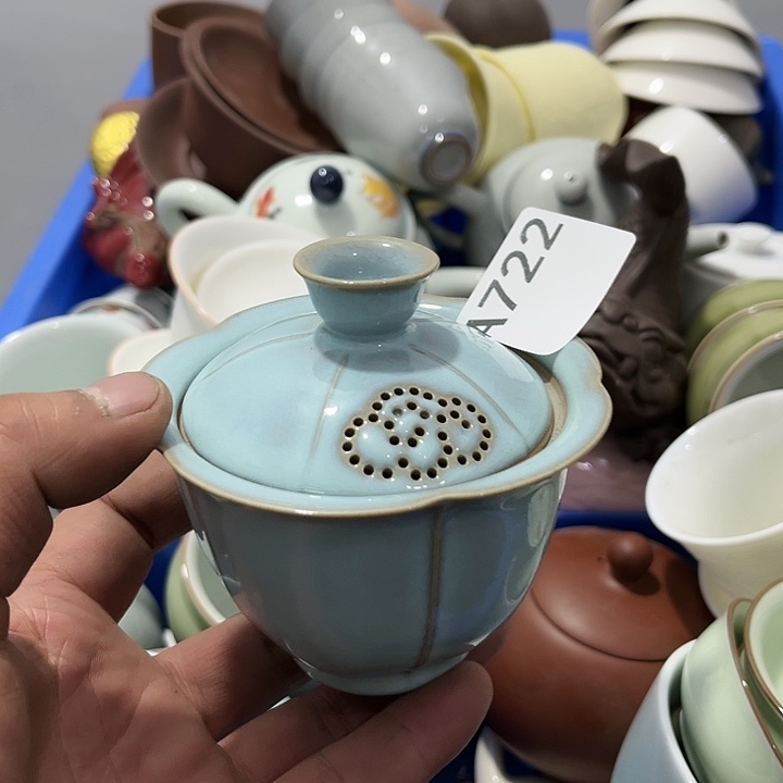 茶具默认微瑕瓷器、茶具、壶、摆件，介意勿拍 