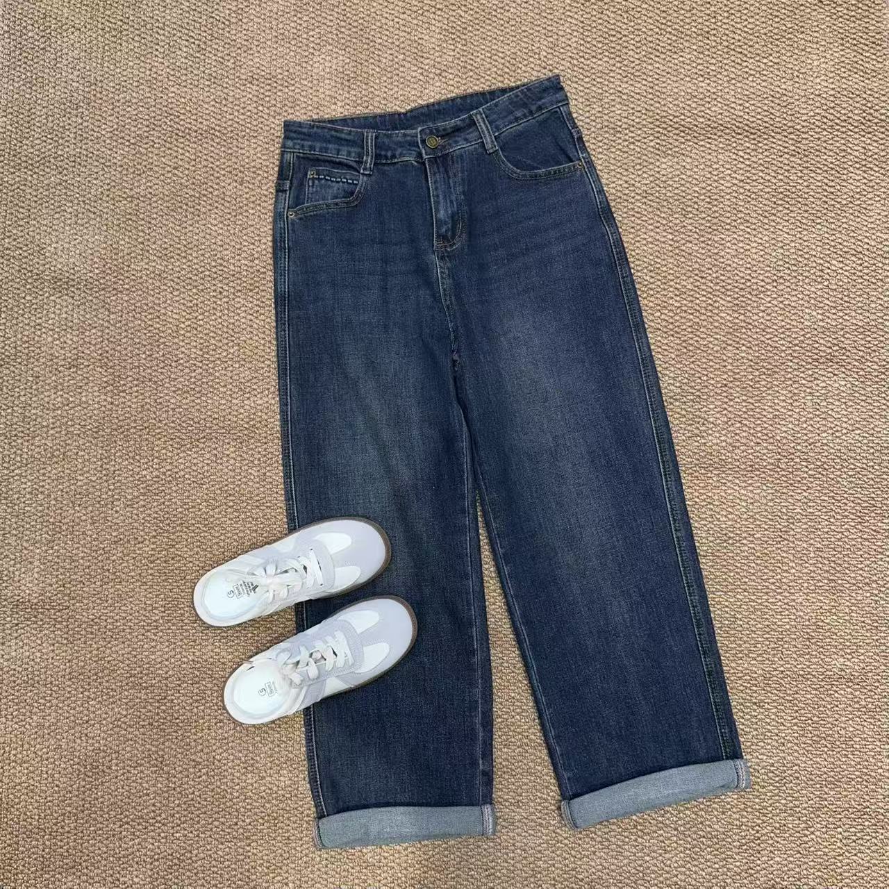 （十八家）5011-8冬季新款丹宁风牛仔裤