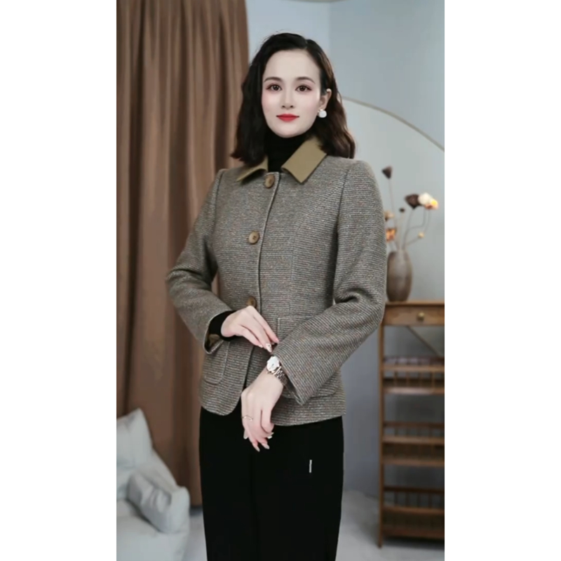 【外套】2867春季新款时尚修身显瘦女装休闲外套百搭