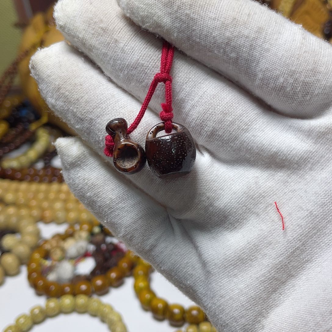 手串星月菩提雕刻一桶金独款侧挂