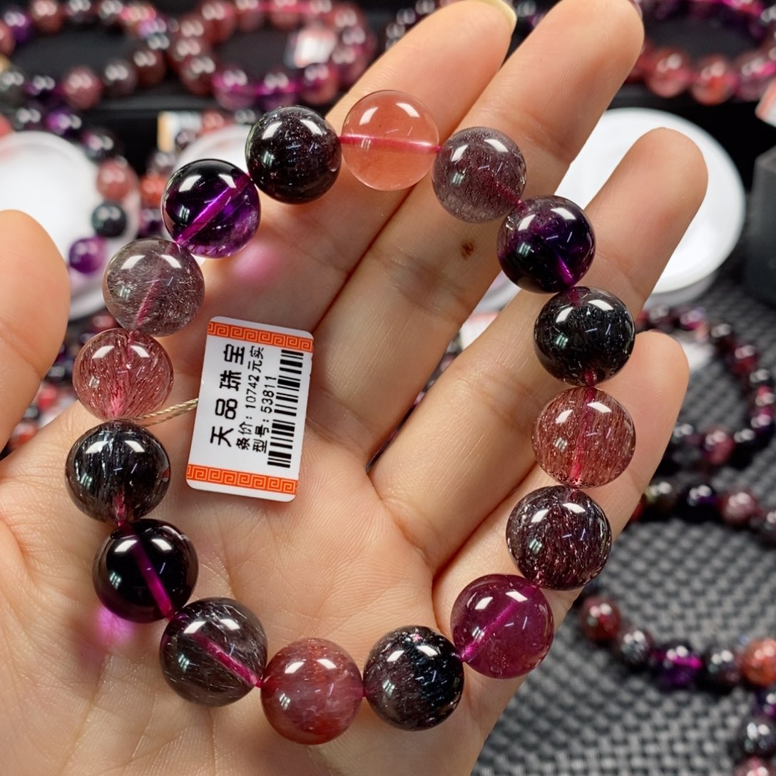 水晶超七手链：53811未镶嵌