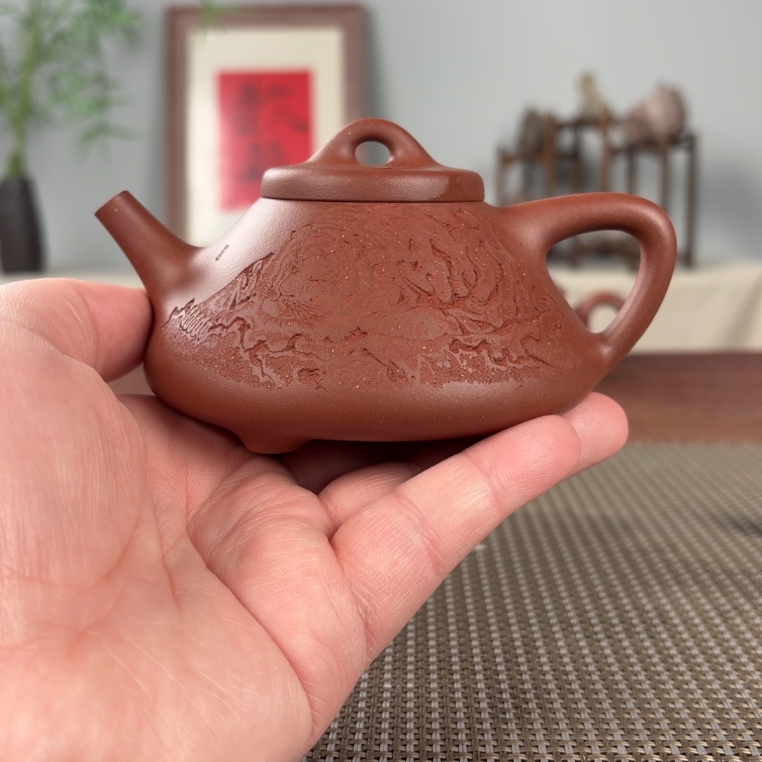 紫砂茶壶黄龙山原矿紫砂壶