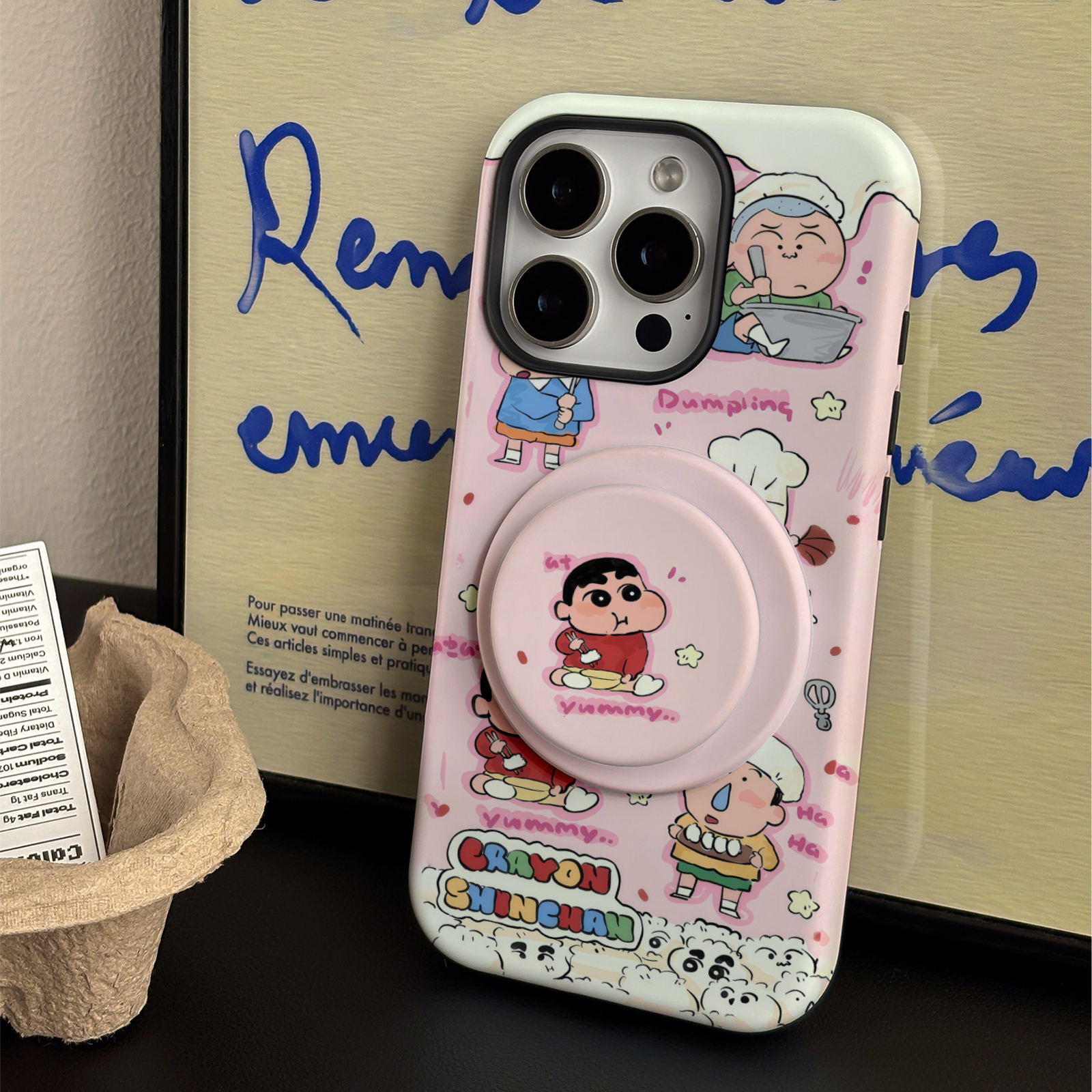 磁吸二合一手机壳适用于苹果17pm/16甜品小新可爱卡通高级感ins潮