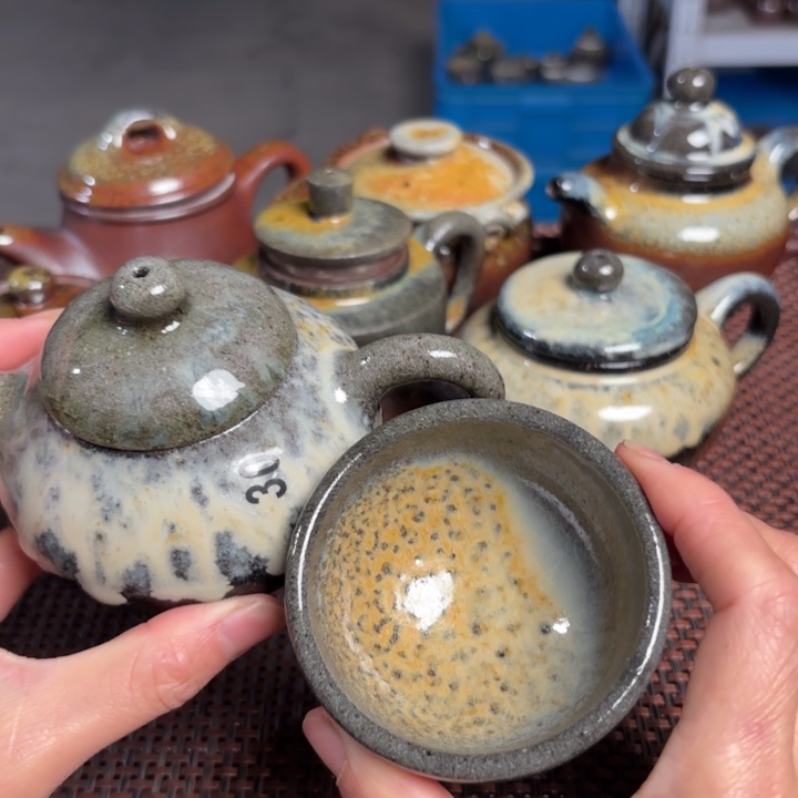紫砂茶杯玉乳将军
