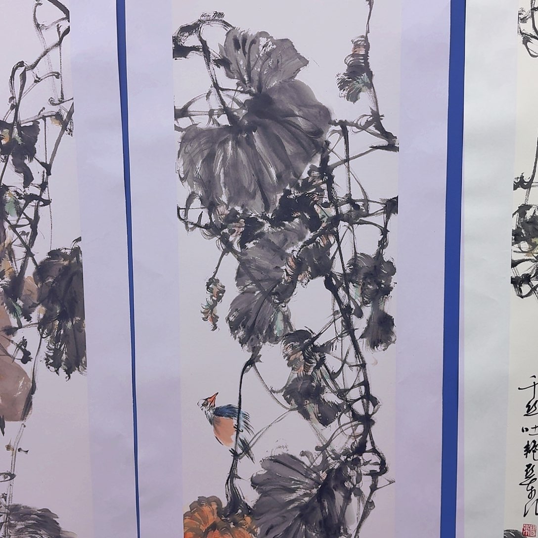 国画多次参加国内外书画