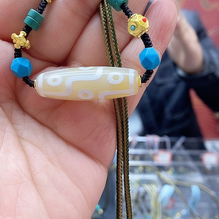 玛瑙/玉髓颈饰合金
