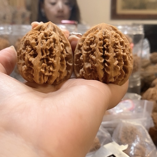 文玩核桃吊坠41状元冠有修