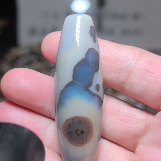 玛瑙/玉髓裸珠_ HEIMORI 天然天珠