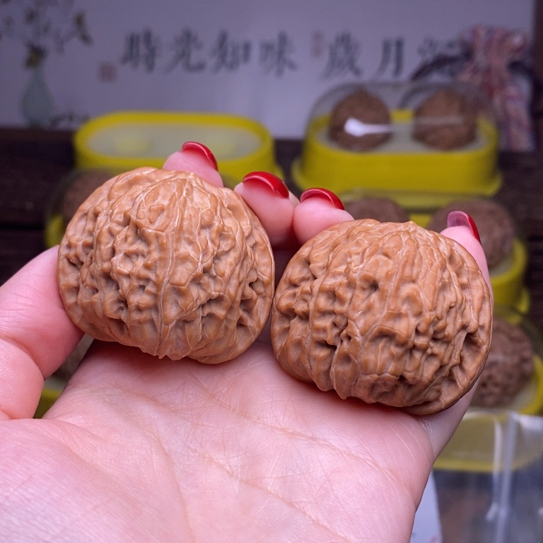 文玩核桃把件全品41+山地磨盘A04