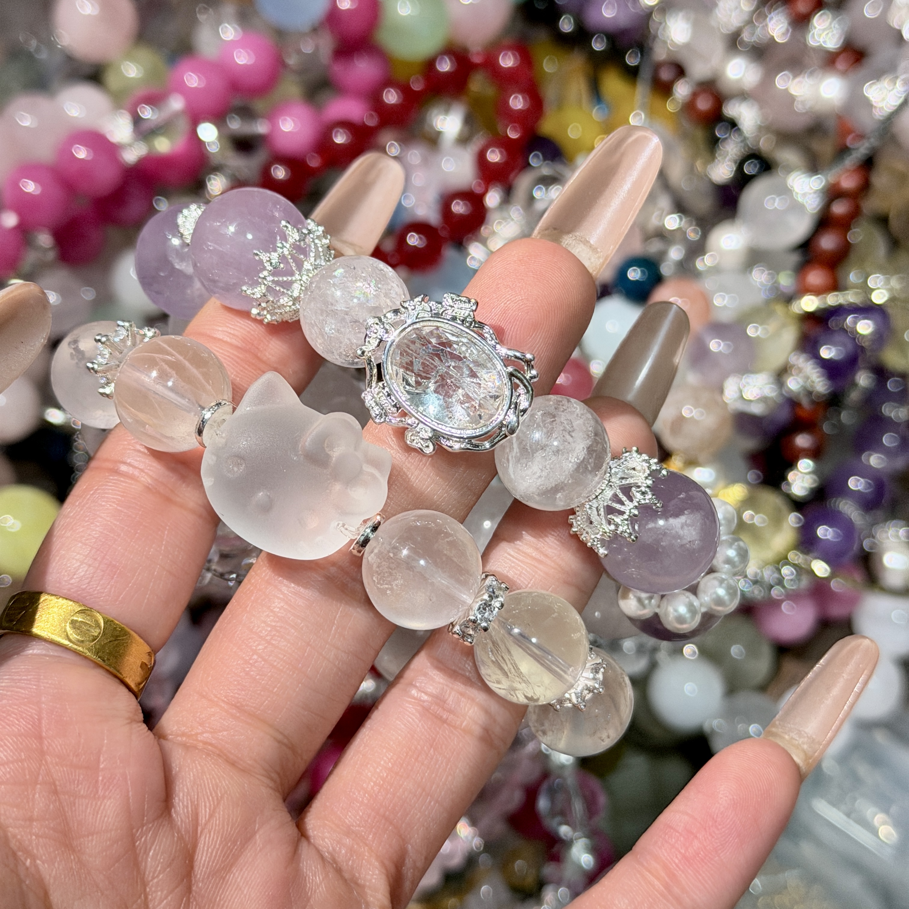 【成品手串代拆】天然水晶天然石手串多样性发其一