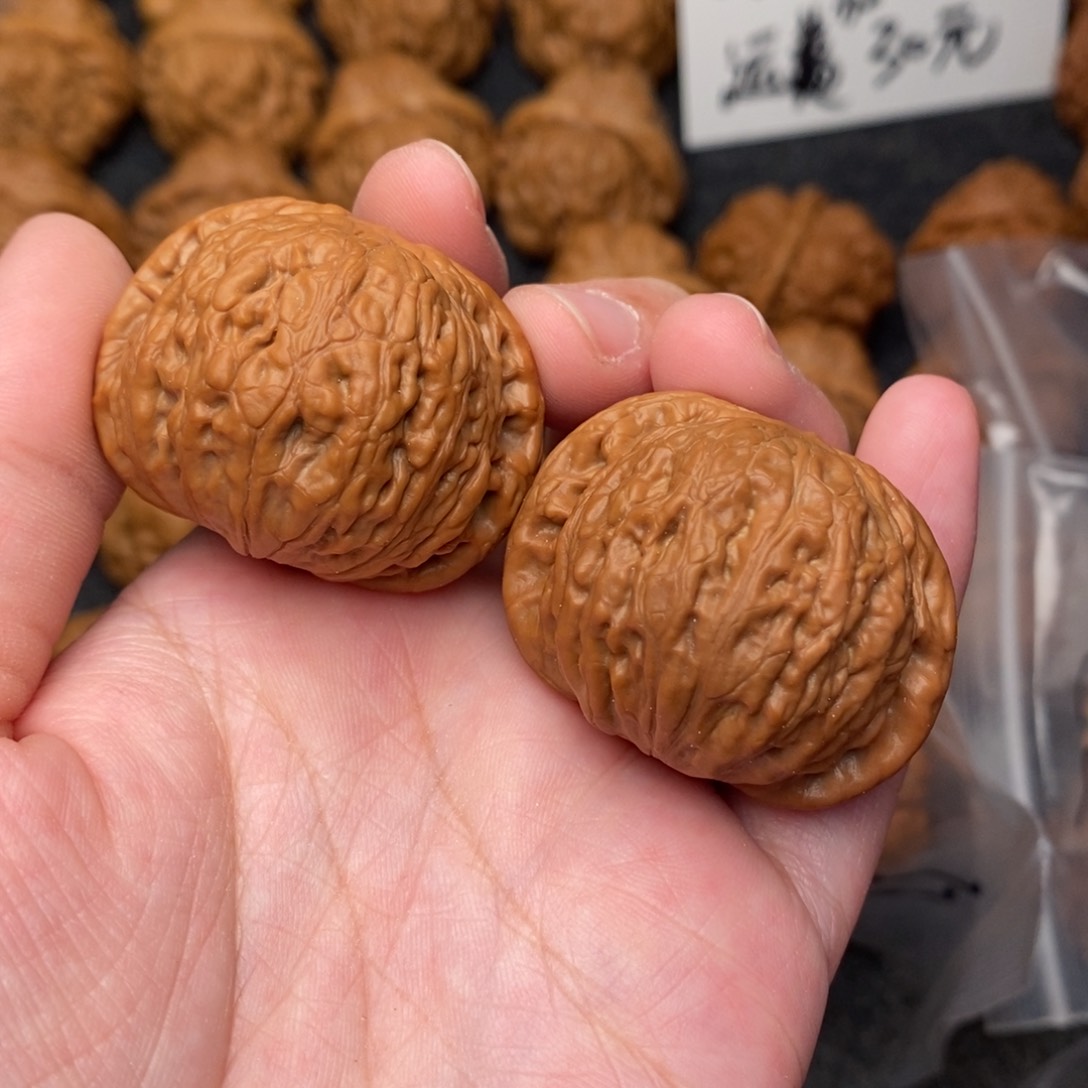 文玩核桃把件喜****脸铁锤妹妹39