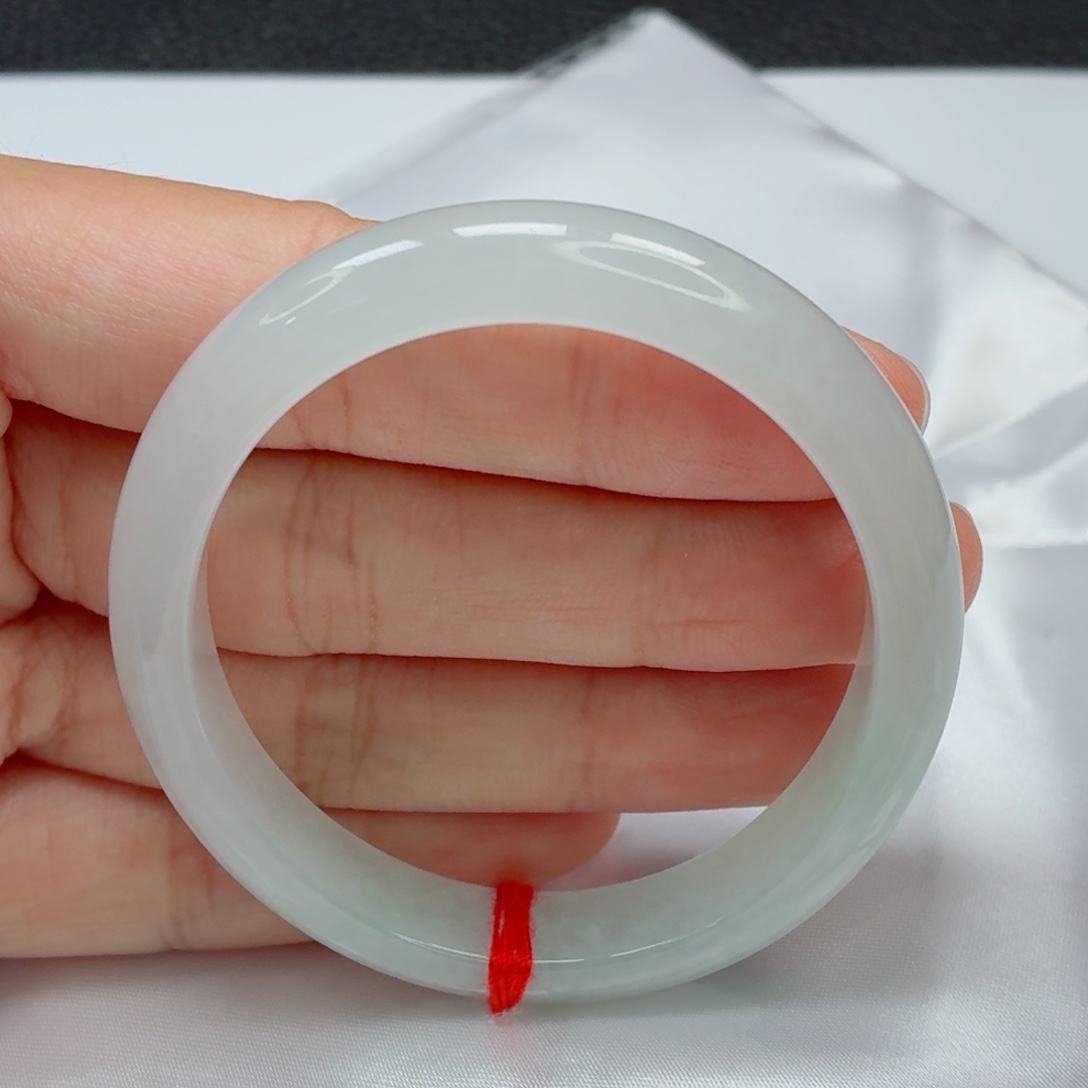 狮***尾翡翠手镯未镶嵌54贵妃冰胶果冻莹光底003强推