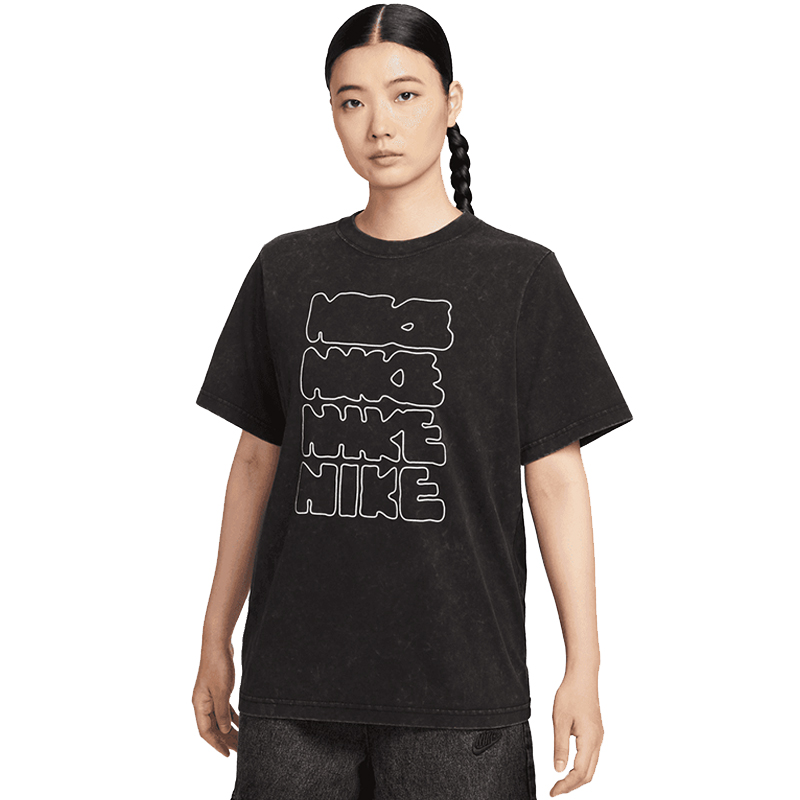 Nike耐克夏季女子运动休闲短袖T恤II0453-010