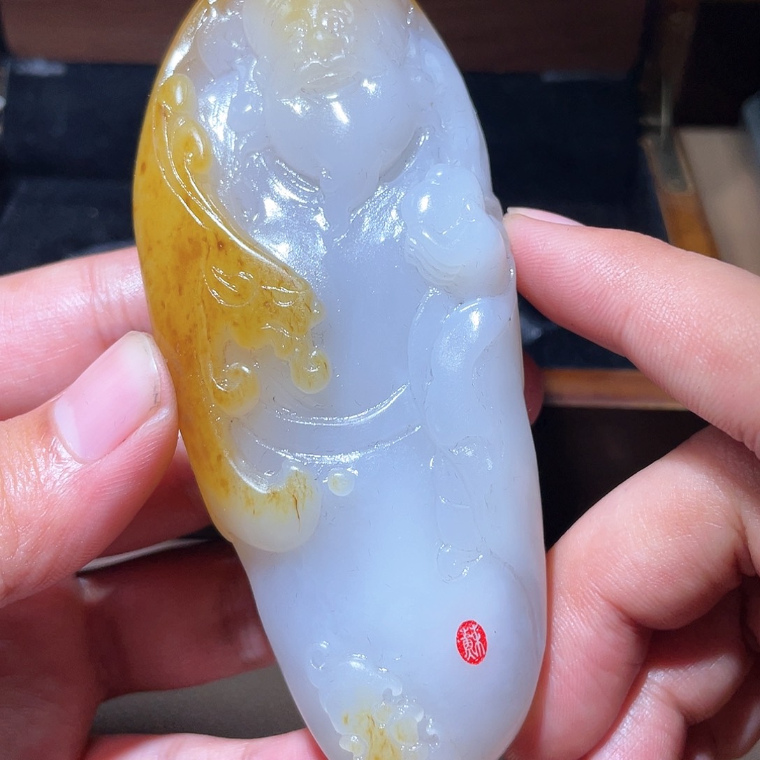 和田玉颈饰未镶嵌A7