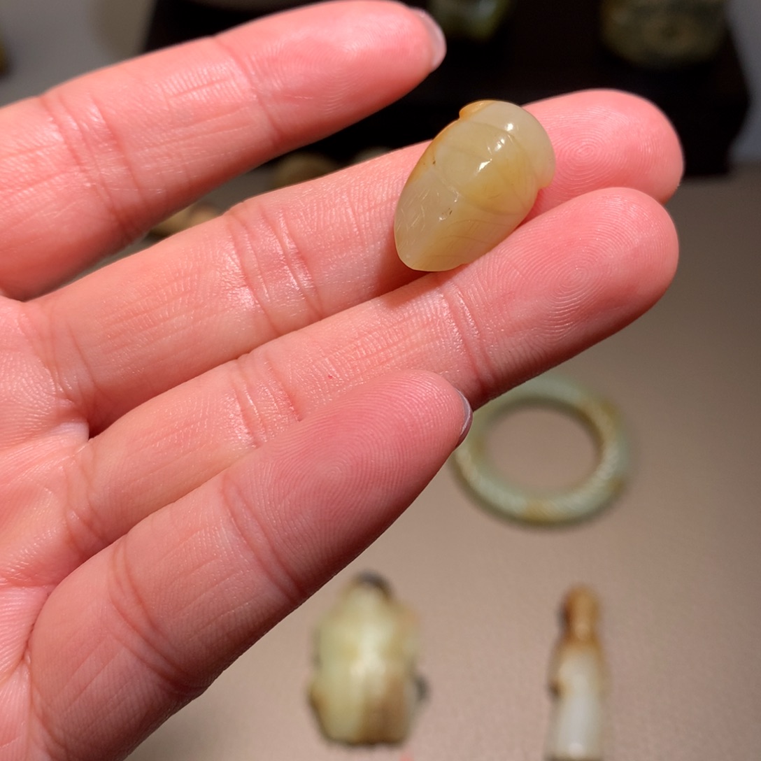 和田玉（糖玉）颈饰未镶嵌大*