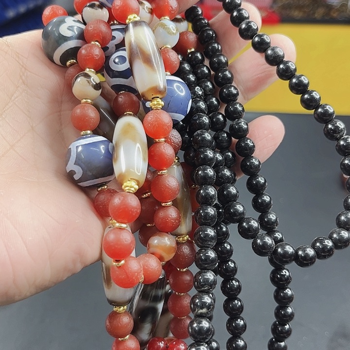 玛瑙手链未镶嵌T29多样发其一牙牙项链