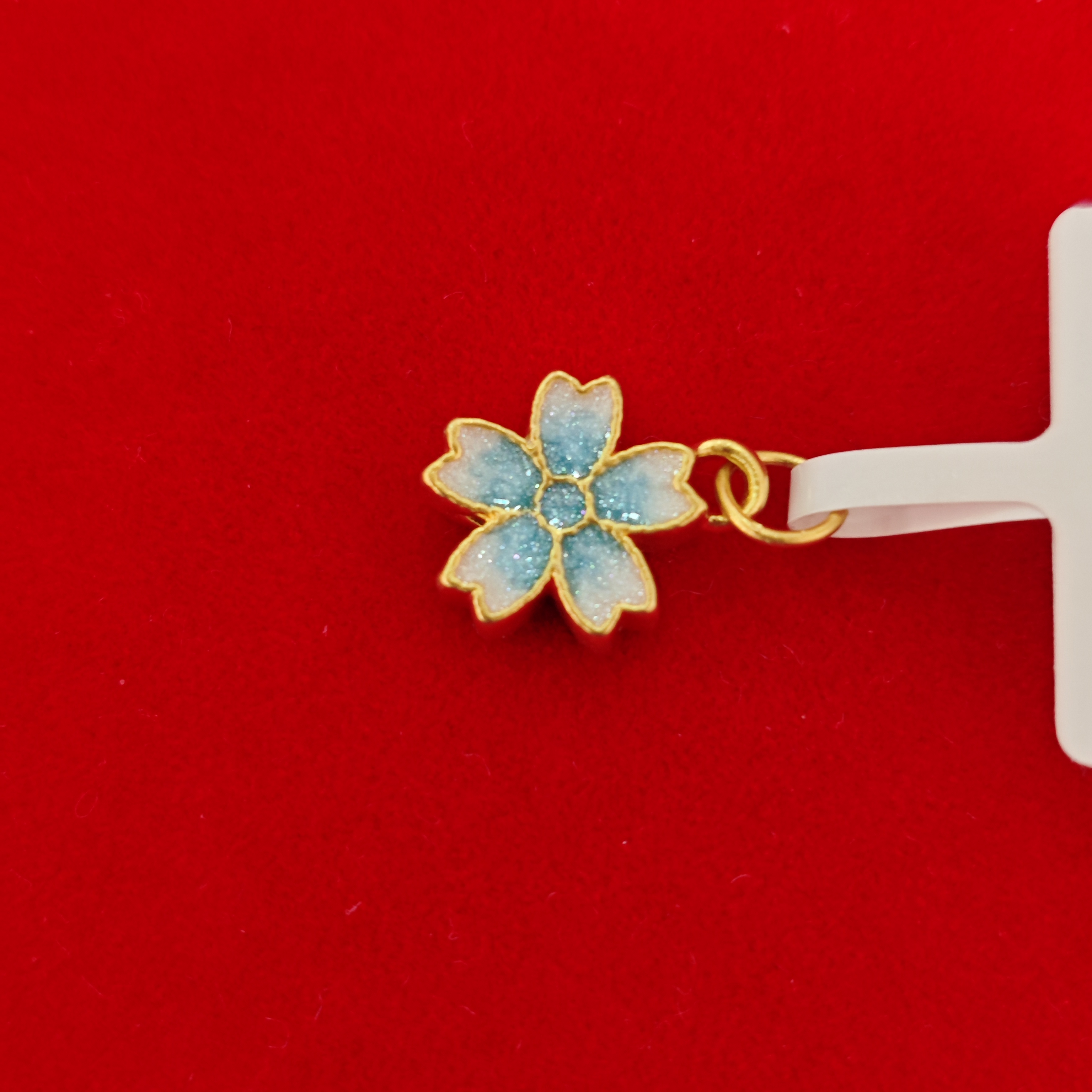 【莹莹专享】足金999 五瓣花吊坠 0.22 GP