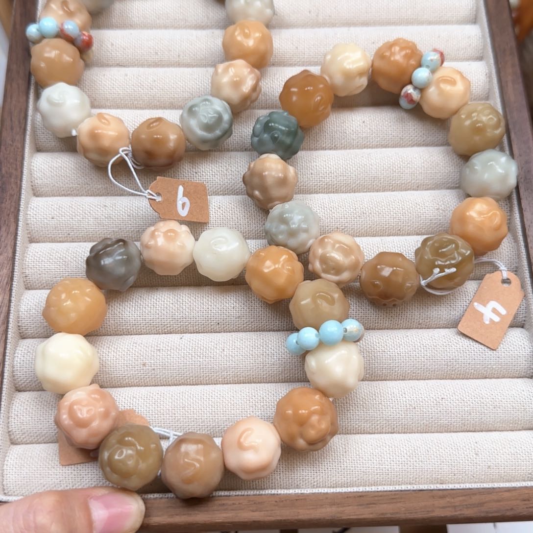 菩提根/象牙果吊坠卡18小羊