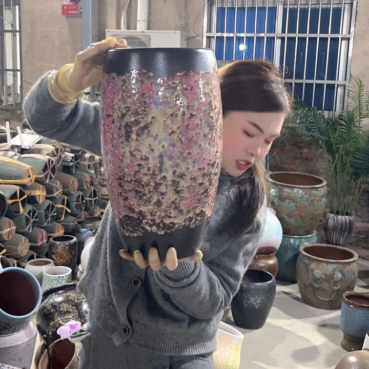 正品口19高38花盆