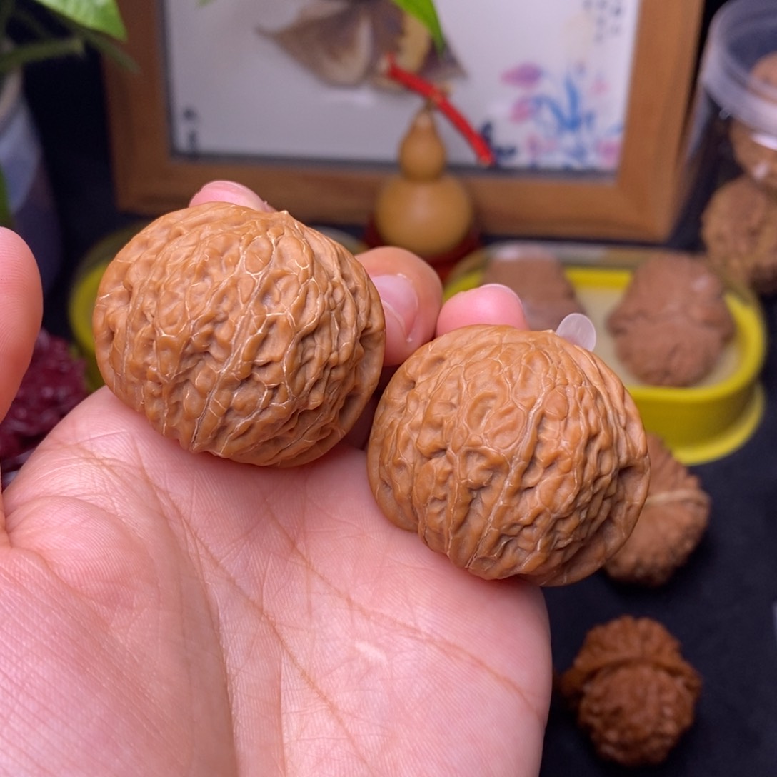 文玩核桃把件38铁锤