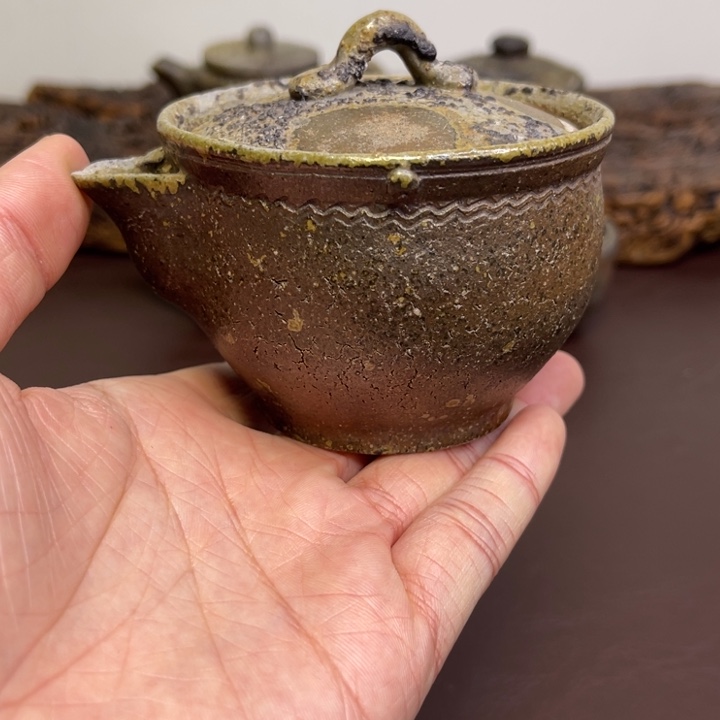 备前烧作品三村陶景，磕