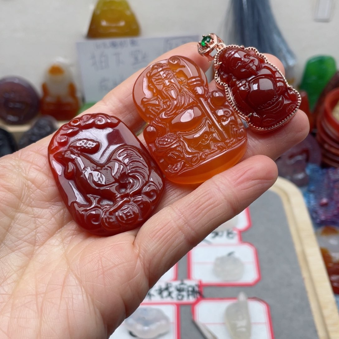 玛瑙/玉髓颈饰合金路*通