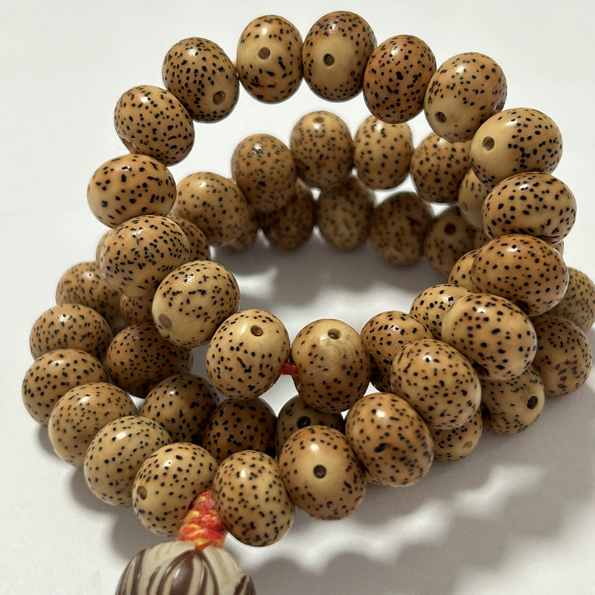 精品脱脂9年左右老串54粒手持10苹果正月原色