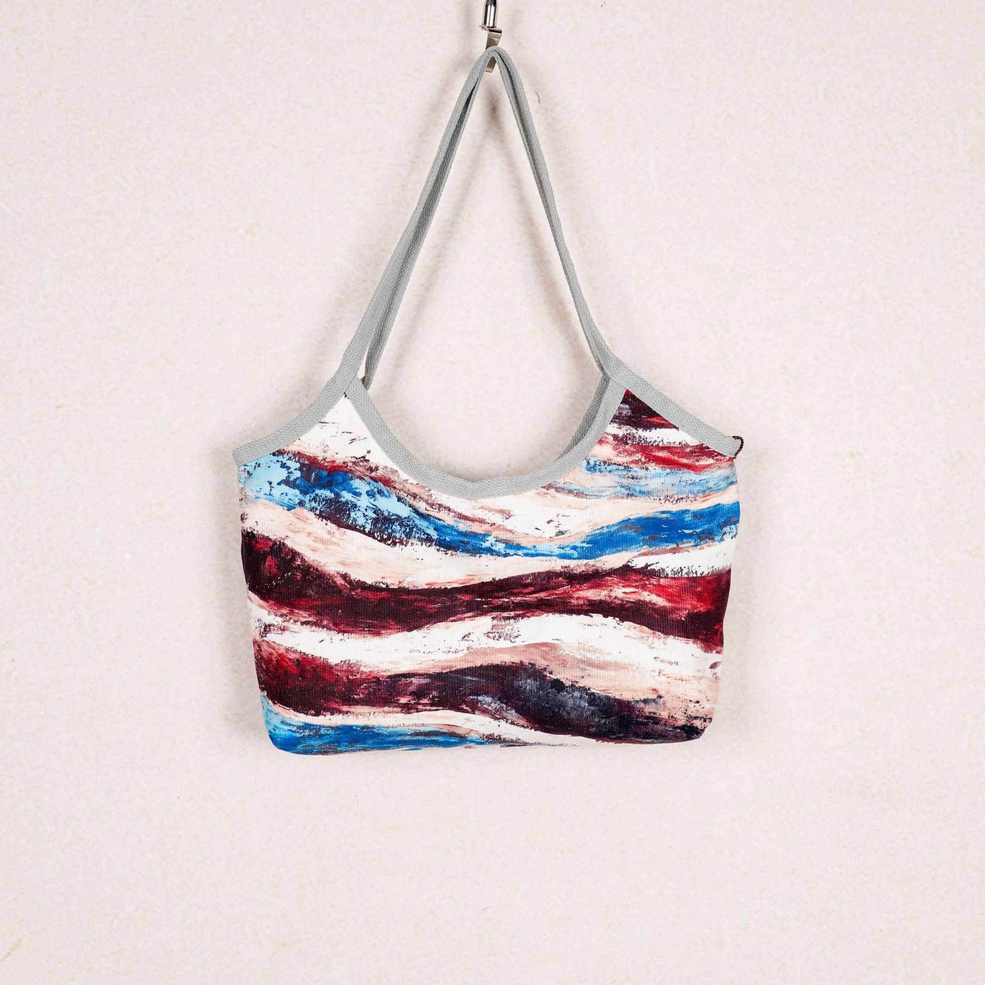 无则艺【菜篮子包】原创小众时尚腋下多巴胺便携轻便岩彩