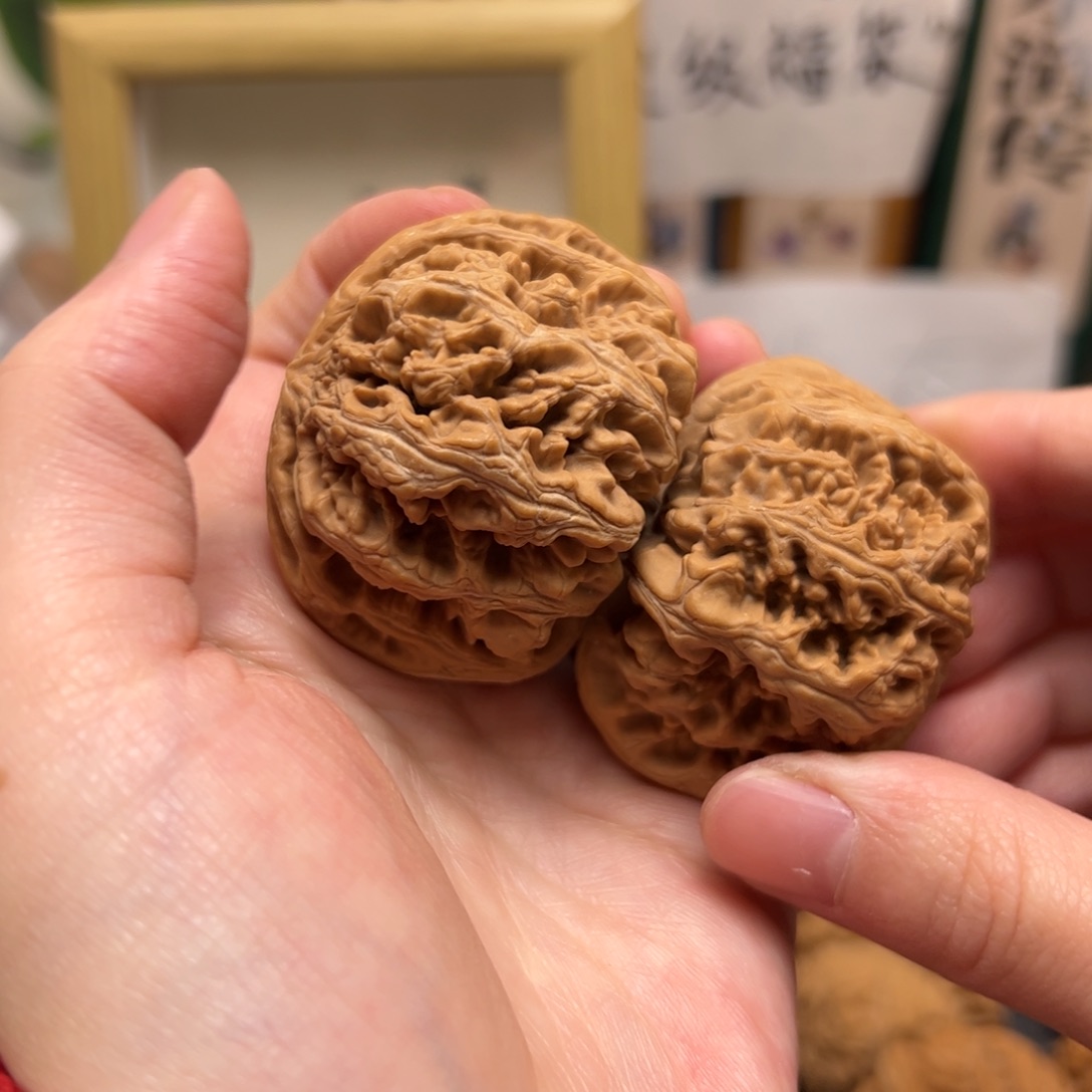 文玩核桃把件48➕平谷粗筋