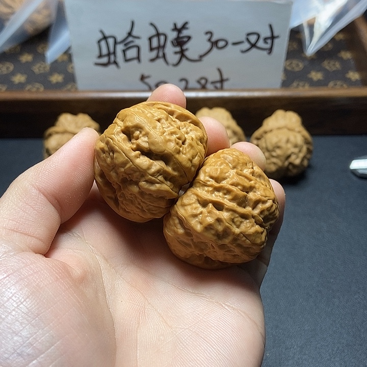 文玩核桃蛤蟆头40尺寸