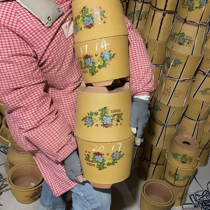 紫砂花盆紫砂花盆