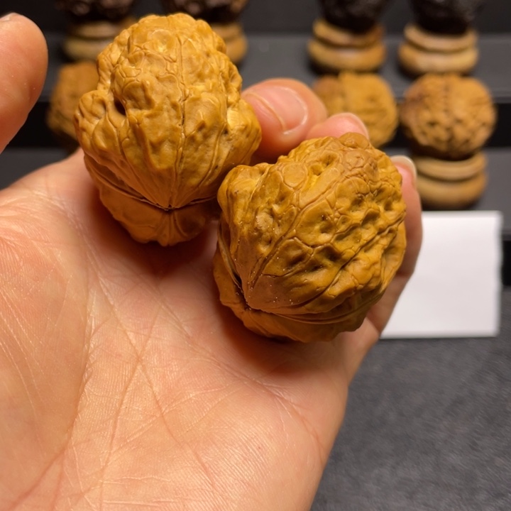 文玩核桃吊坠F荷叶金蟾42