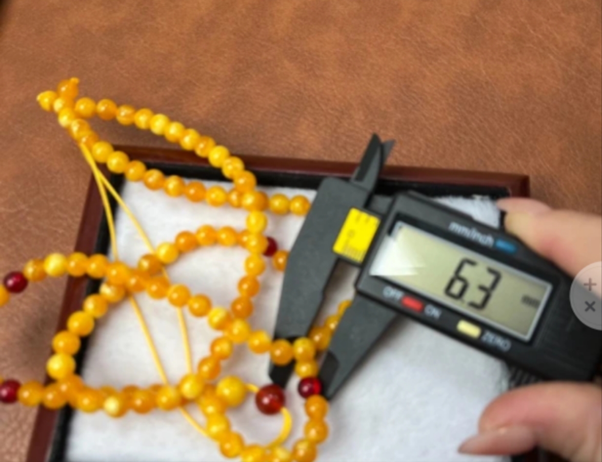 w115 古巴新蜜6mm珠链款配链70厘米➕