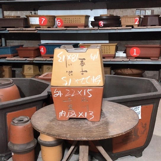 紫砂紫砂花盆包邮