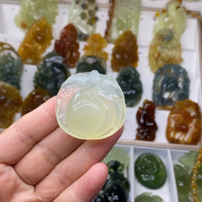 【闪购商品】未镶嵌蛇纹石玉颈饰