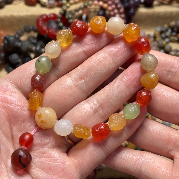 玛瑙/玉髓合金手链