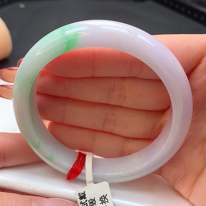 翡翠手镯未镶嵌57正圈