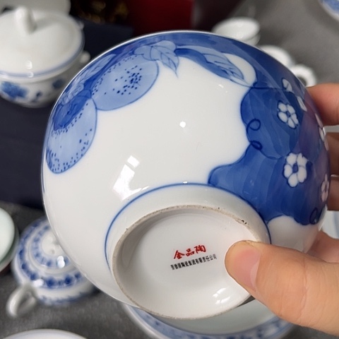 陶瓷5寸手绘碗一个陶瓷