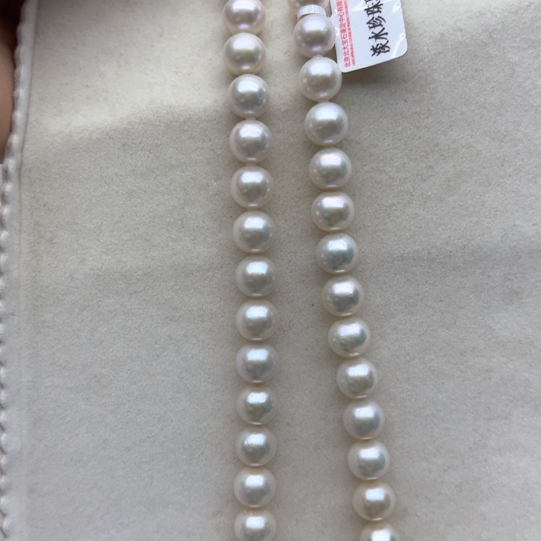 淡水珍珠颈饰银S925镶嵌