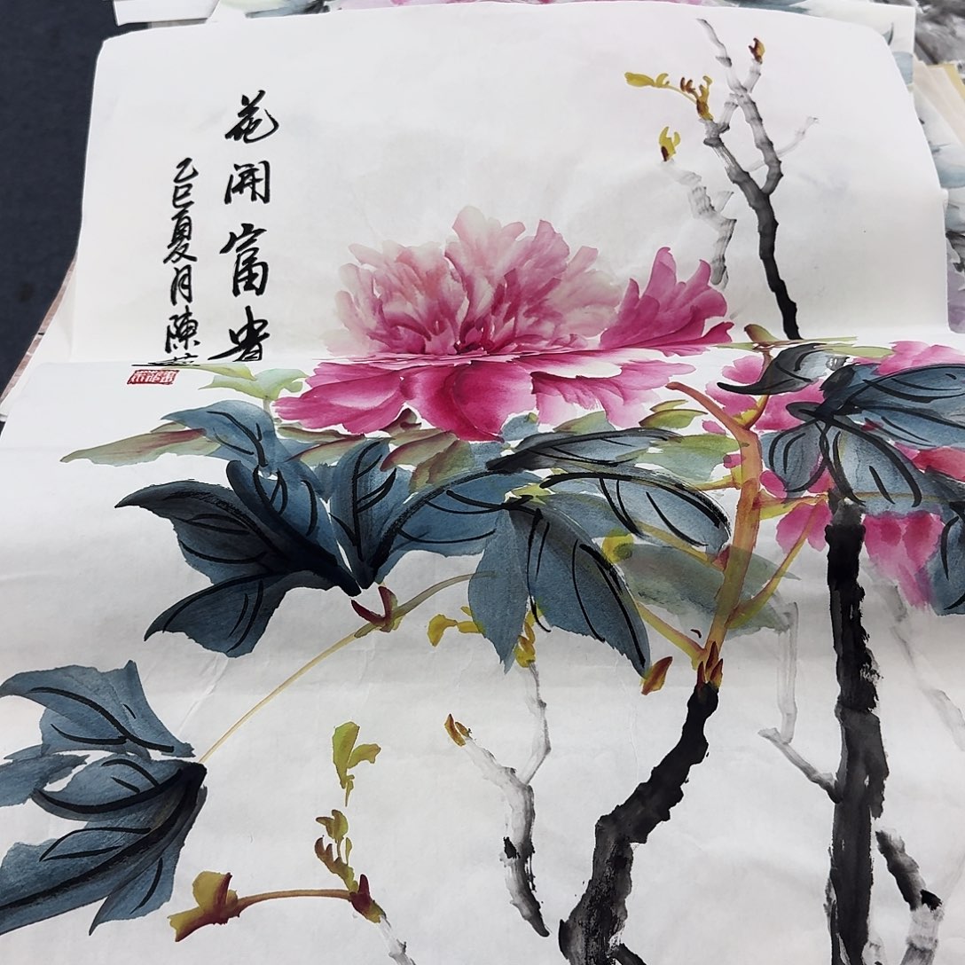 国画纯手绘作品图