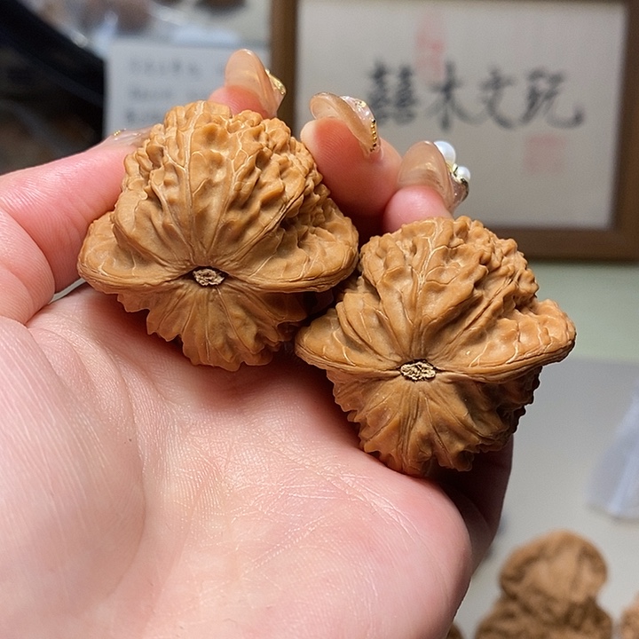 文玩核桃吊坠40+磨盘