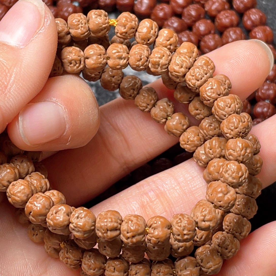 金刚菩提手串钦*_定制收藏级佛手尺寸6