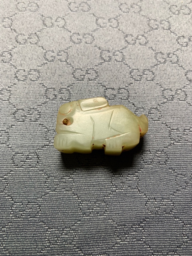 和田玉兔。和田玉兔